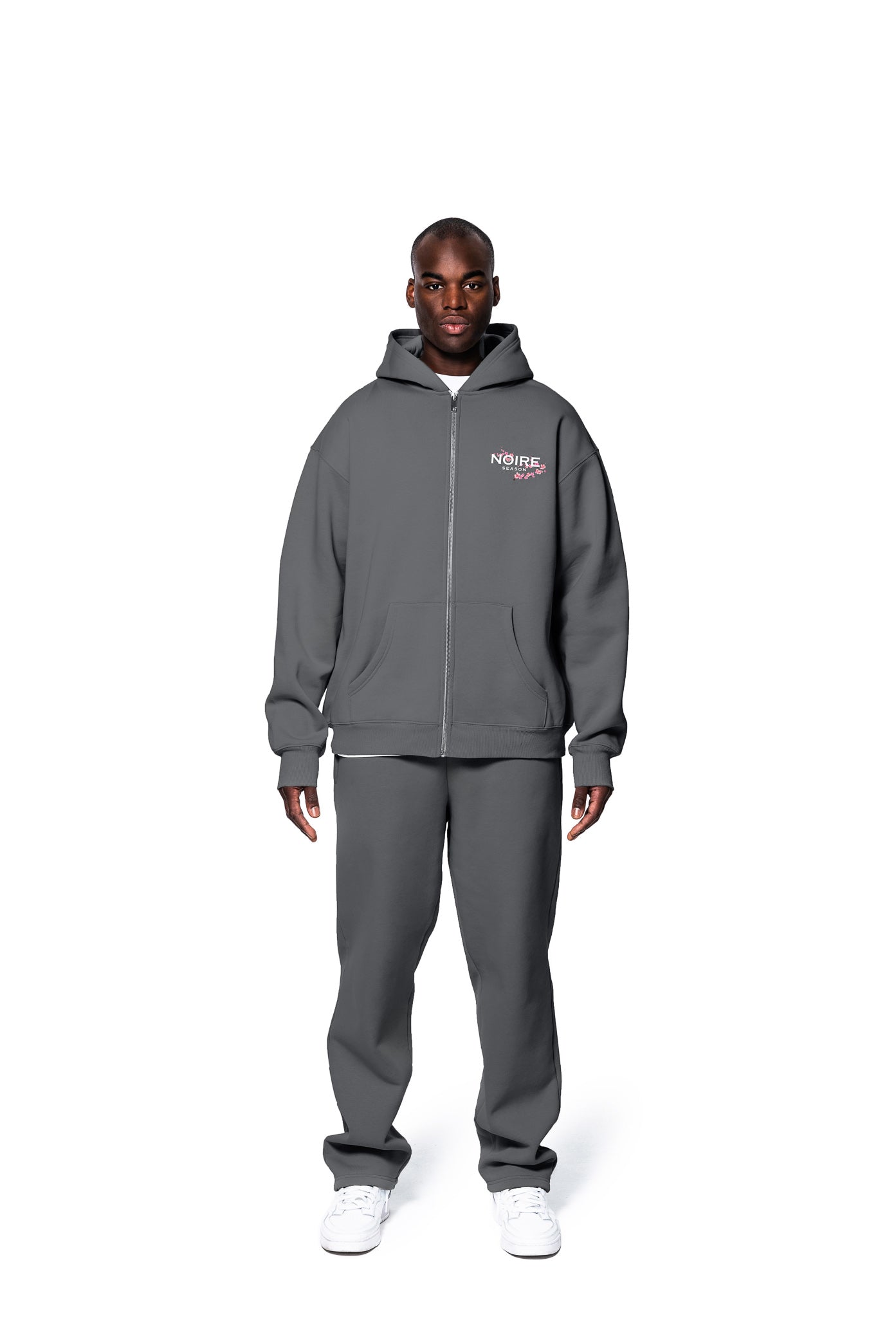 Jogger Zip Hoodie Grey