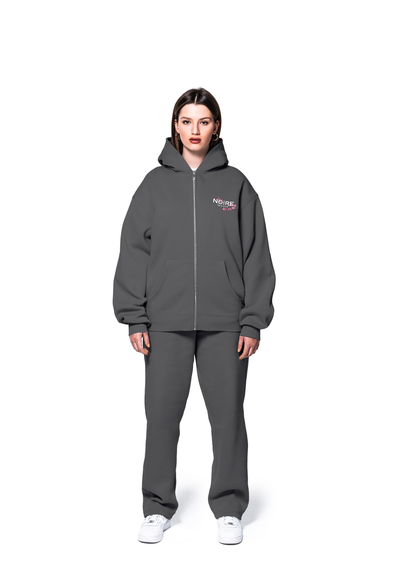 Jogger Zip Hoodie Grey